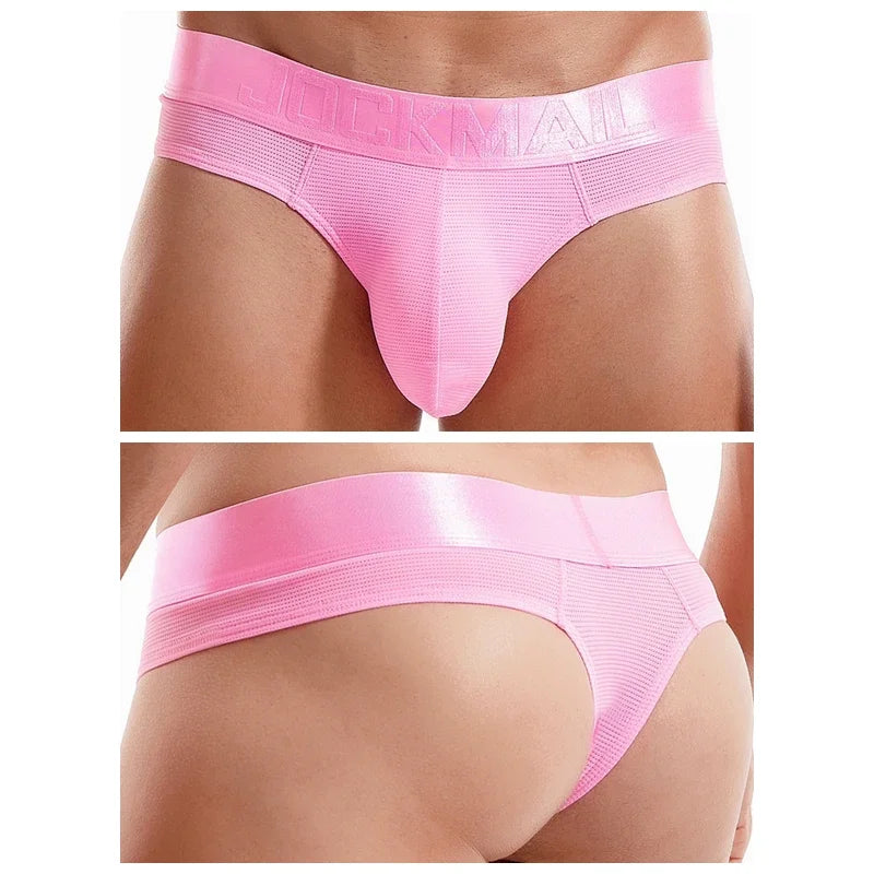 Colourful Waistband Thong – 9 Colours incl. Fluor | M–2XL | Nylon & Lycra