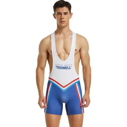 Multi-Colour Wrestling Suit – 3 Colours | M–2XL | Polyester & Lycra
