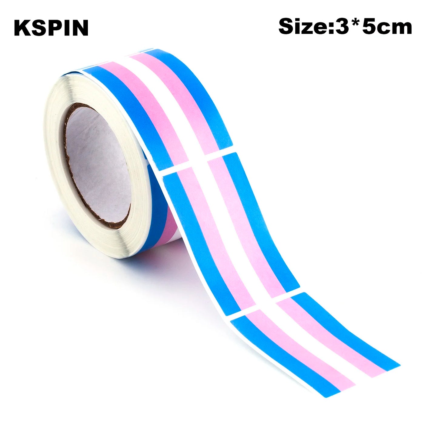 Pride Sticker Roll – 8 Designs | 250 Stickers | 3×5cm | Self-Adhesive