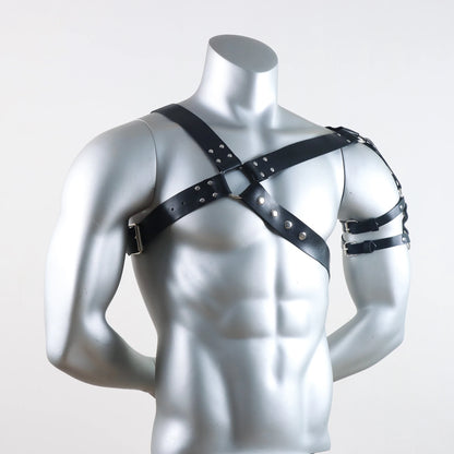 Body Harness with Upper Arm Straps – Full Body Bold Statement Harness | Adjustable