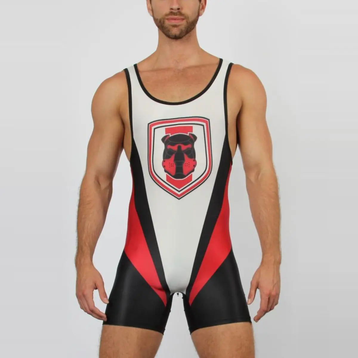 Men's Zipper-Back Singlet – One-Piece Sleeveless Gym & Fitness Top