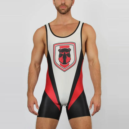 Men's Zipper-Back Singlet – One-Piece Sleeveless Gym & Fitness Top