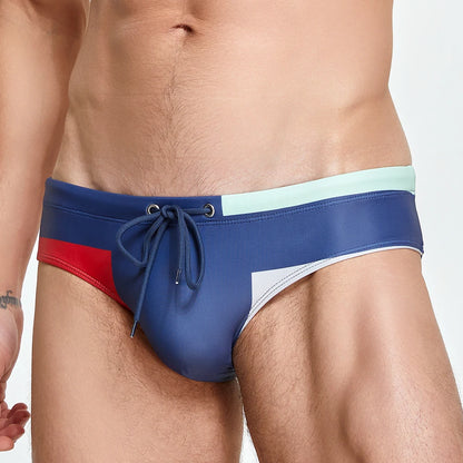 Color Block Swim Brief – 4 Colours | M–2XL | 84% Polyester & Spandex
