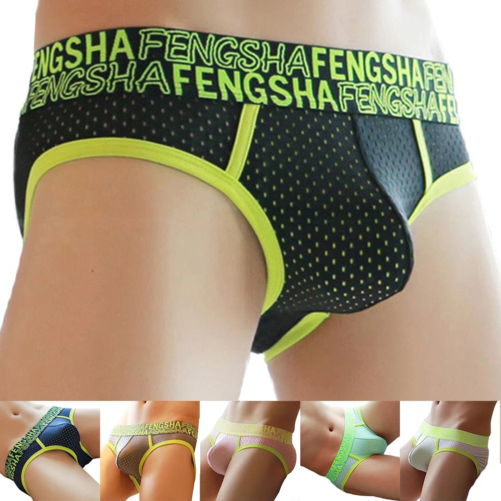 Mesh Sport Brief – 6 Colours | M–3XL | Nylon & Elastane