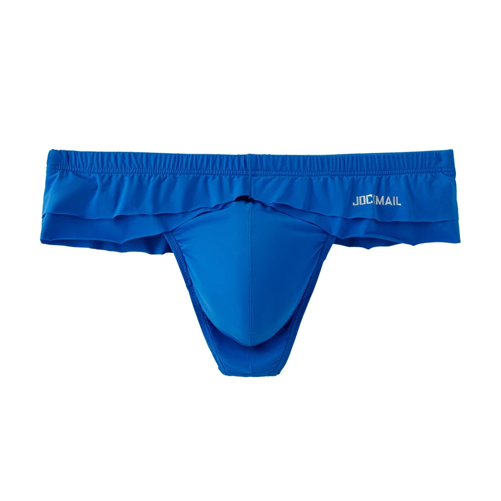 Ruffled Mini Skirt Thong – 5 Colours | M–XL | Nylon & Elastane