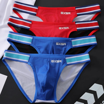 Letter Print Brief – 2 Colours | M–2XL | Polyester & Elastane