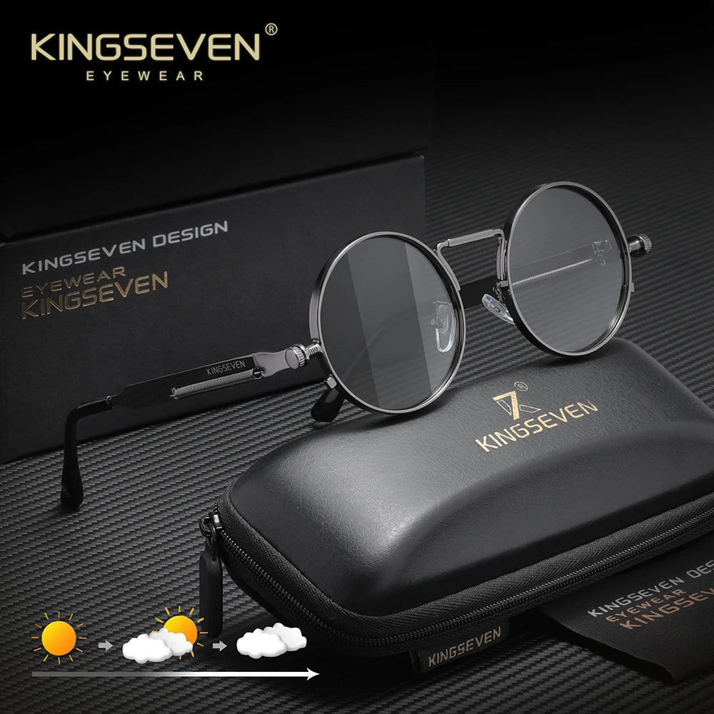 Polarised Round Punk Sunglasses – 10 Colours | One Size | Alloy & TAC