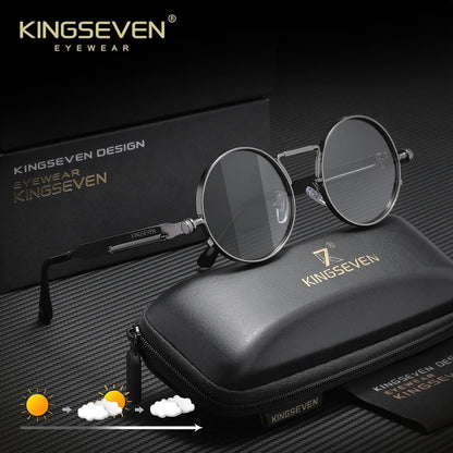 Polarised Round Punk Sunglasses – 10 Colours | One Size | Alloy & TAC