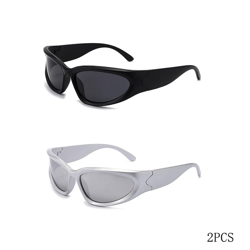 Y2K Oval Sunglasses – UV400 | Single, 2-Pack & 3-Pack