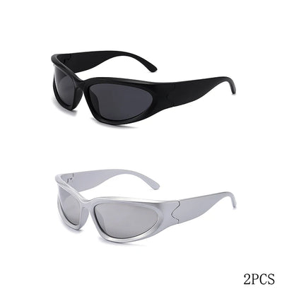 Y2K Oval Sunglasses – UV400 | Single, 2-Pack & 3-Pack