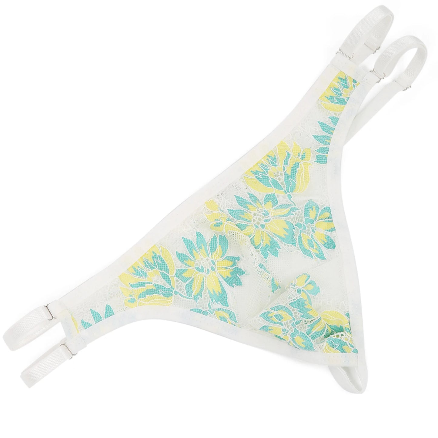 Men's Sheer String Thong – Pink, Red, Yellow & Blue | One Size | Nylon & Lycra