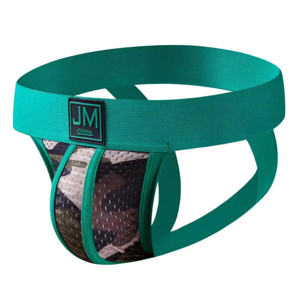 Camo Mesh Jockstrap – 6 Colours | M–2XL | Polyester & Lycra