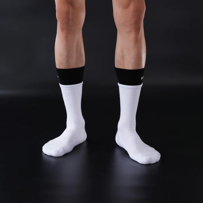 Terry Tube Socks – White | One Size (EU 39–46) | 83% Cotton