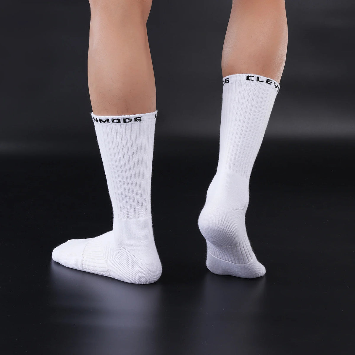 Terry Cushion Crew Socks – White | One Size | Cotton, Polyester & Spandex