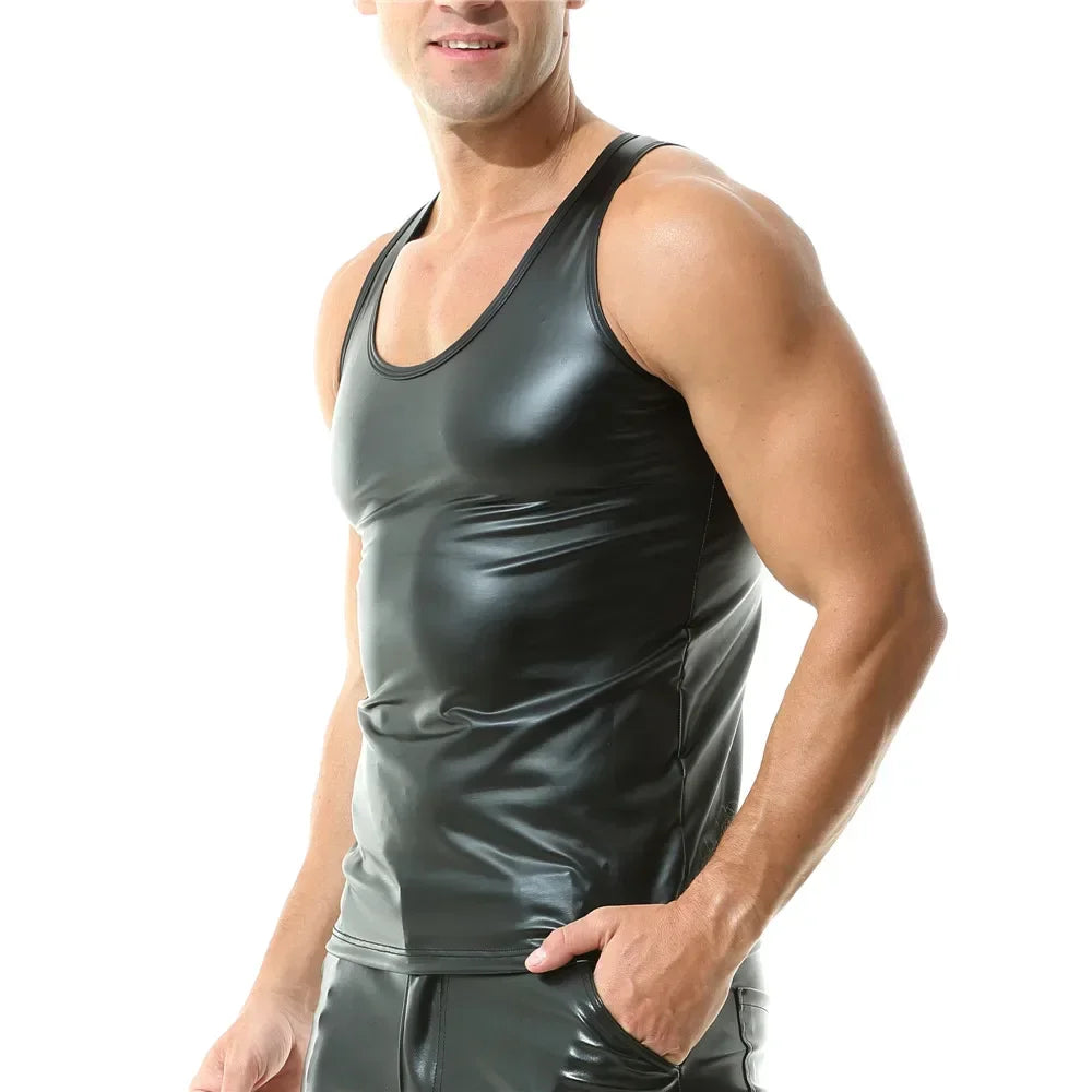 PU Kunstleren Tanktop