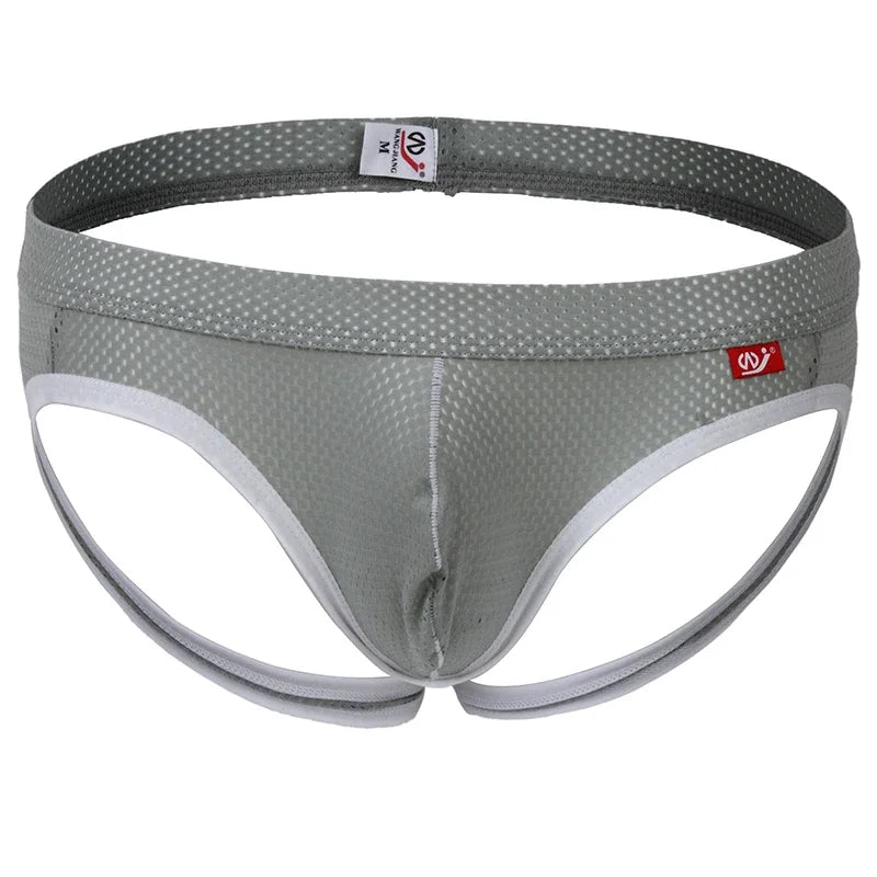 Low-Rise Mesh Jockstrap – 6 Colours | S–XL | Polyester & Spandex