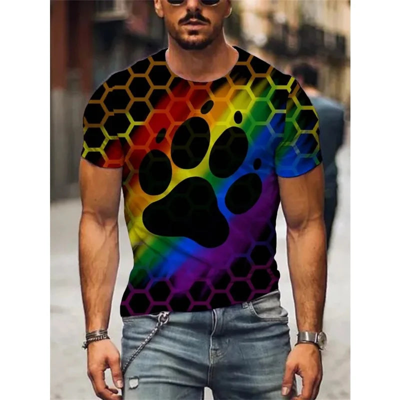 Bear Graphic T-Shirt – 14 Styles | S–6XL | Polyester