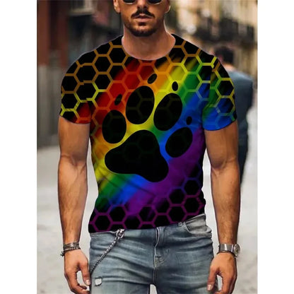 Bear Graphic T-Shirt – 14 Styles | S–6XL | Polyester