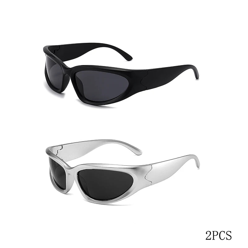 Y2K Oval Sunglasses – UV400 | Single, 2-Pack & 3-Pack