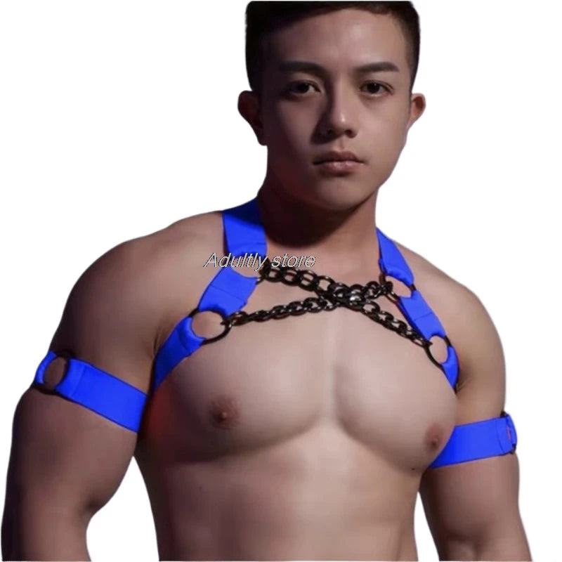 Pineapple-Wear Handcrafted Elastic Chain Harness | 7 Colours | One Size