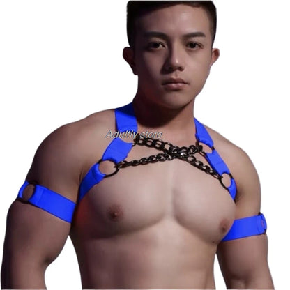 Pineapple-Wear Handcrafted Elastic Chain Harness | 7 Colours | One Size