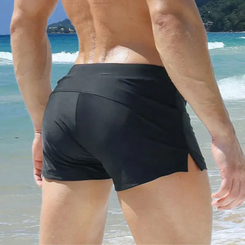 Classic Swim Trunks – Solid Colour Swimwear | M–2XL