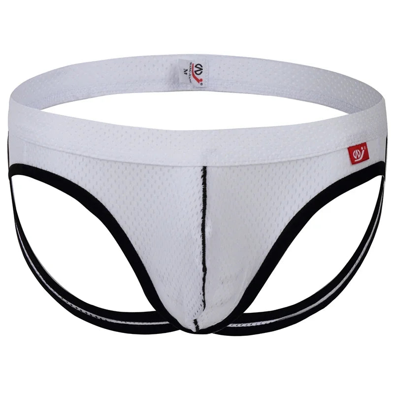 Low-Rise Mesh Jockstrap – 6 Colours | S–XL | Polyester & Spandex