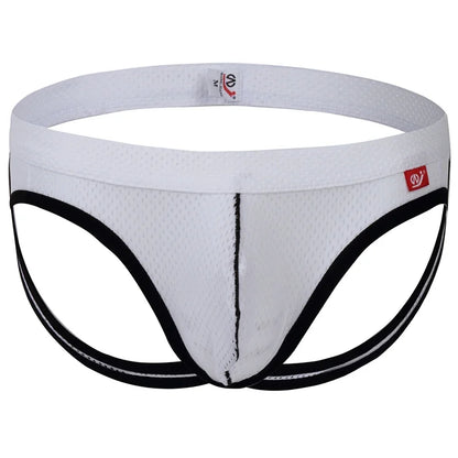 Low-Rise Mesh Jockstrap – 6 Colours | S–XL | Polyester & Spandex
