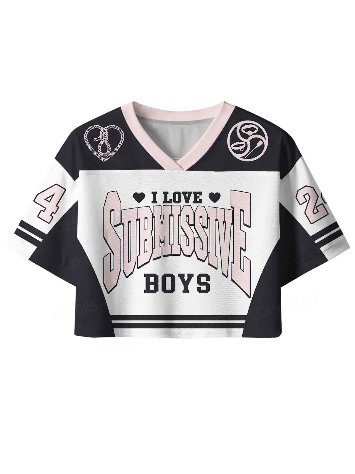 Y2K Mesh Sport Crop Top – Submissive Print | S–4XL | Polyester