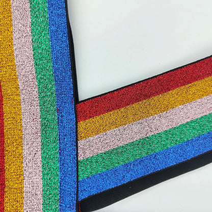 Rainbow Elastic Harness & Bracelet Set | One Size | WorldPride 2026