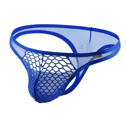 Men's Mesh Transparent Thong – Sexy G-String T-Back Underwear | S–XL