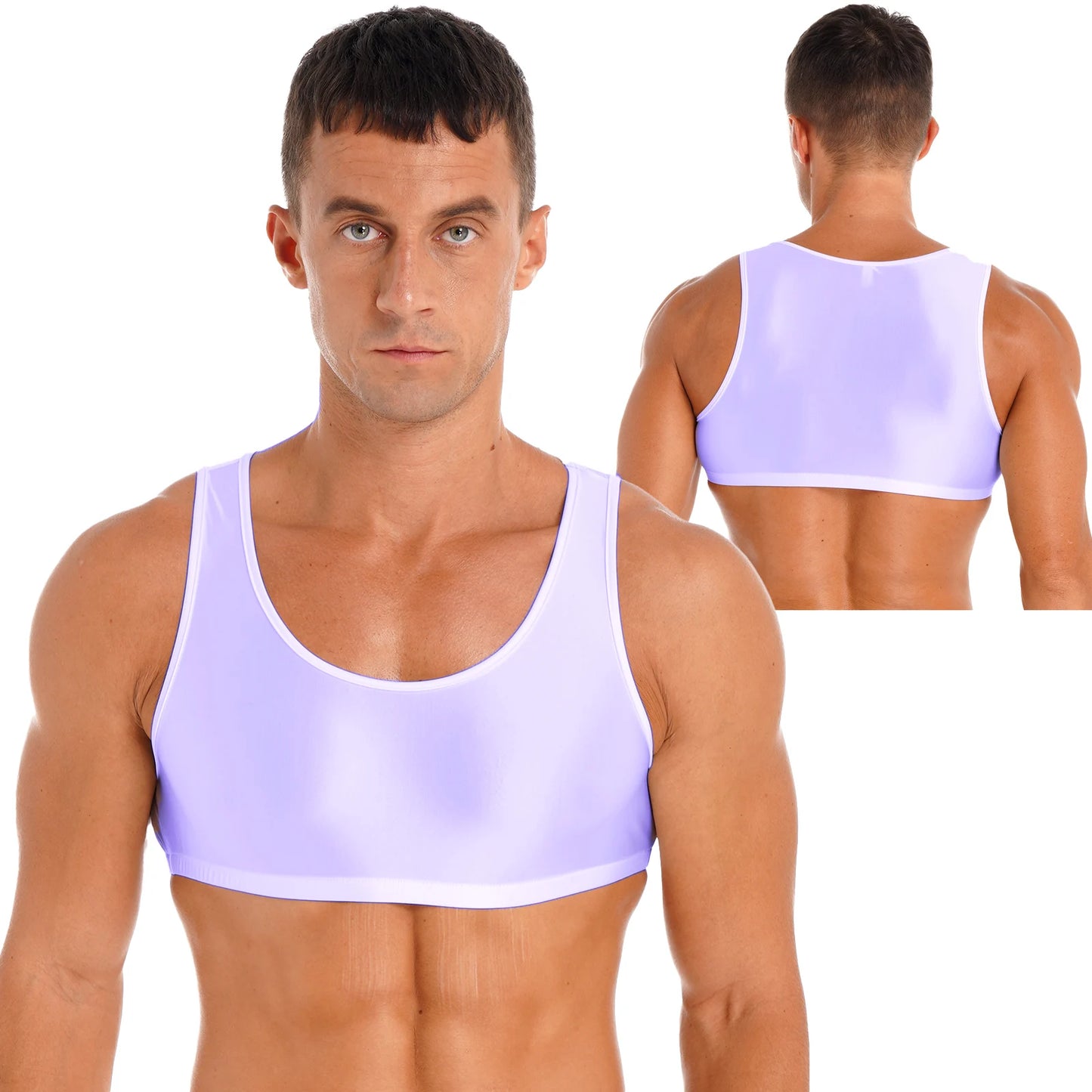 Men's Crop Top Tank | 9 Colours | M–XL