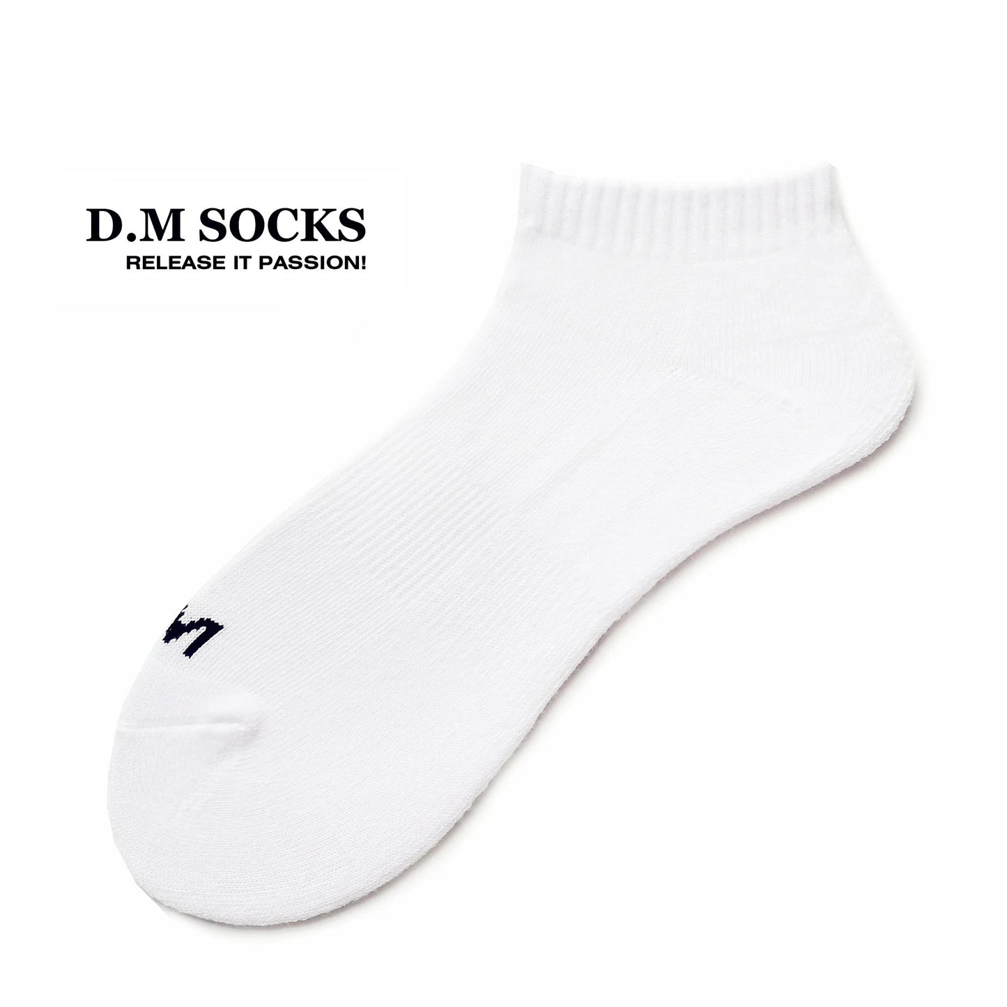 Letter Print Fetish Socks – 8 Styles | Black & White | Cotton