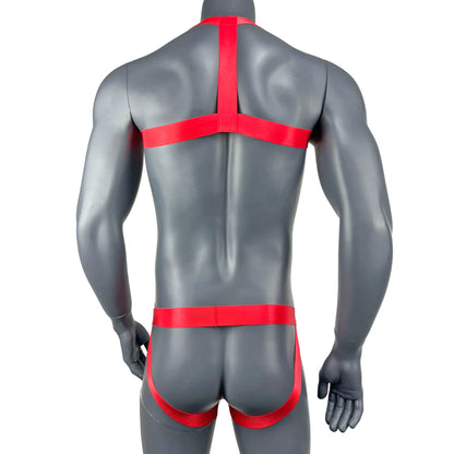 Clever-Men Christmas Bodysuit Harness | Hollow-Out | One Size