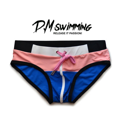 Low-Waist Swim Brief – 4 Colours | M–2XL | Cotton & Elastane