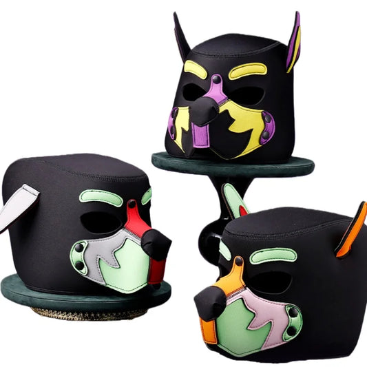 Puppy Hood Mask | Full Head | 3 Colours | Cosplay & Fetish