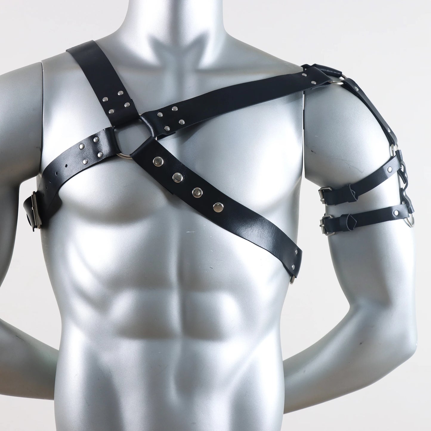 Body Harness with Upper Arm Straps – Full Body Bold Statement Harness | Adjustable