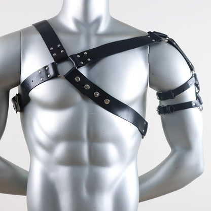 Body Harness with Upper Arm Straps – Full Body Bold Statement Harness | Adjustable