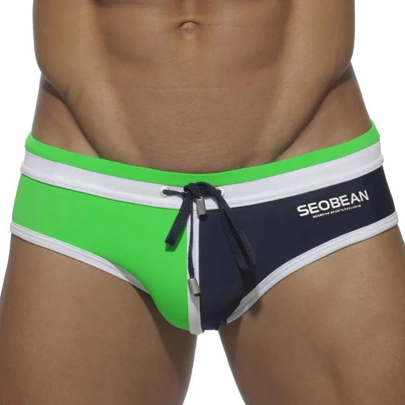 Brazilian Swim Brief – 4 Colours | M–2XL | Neoprene