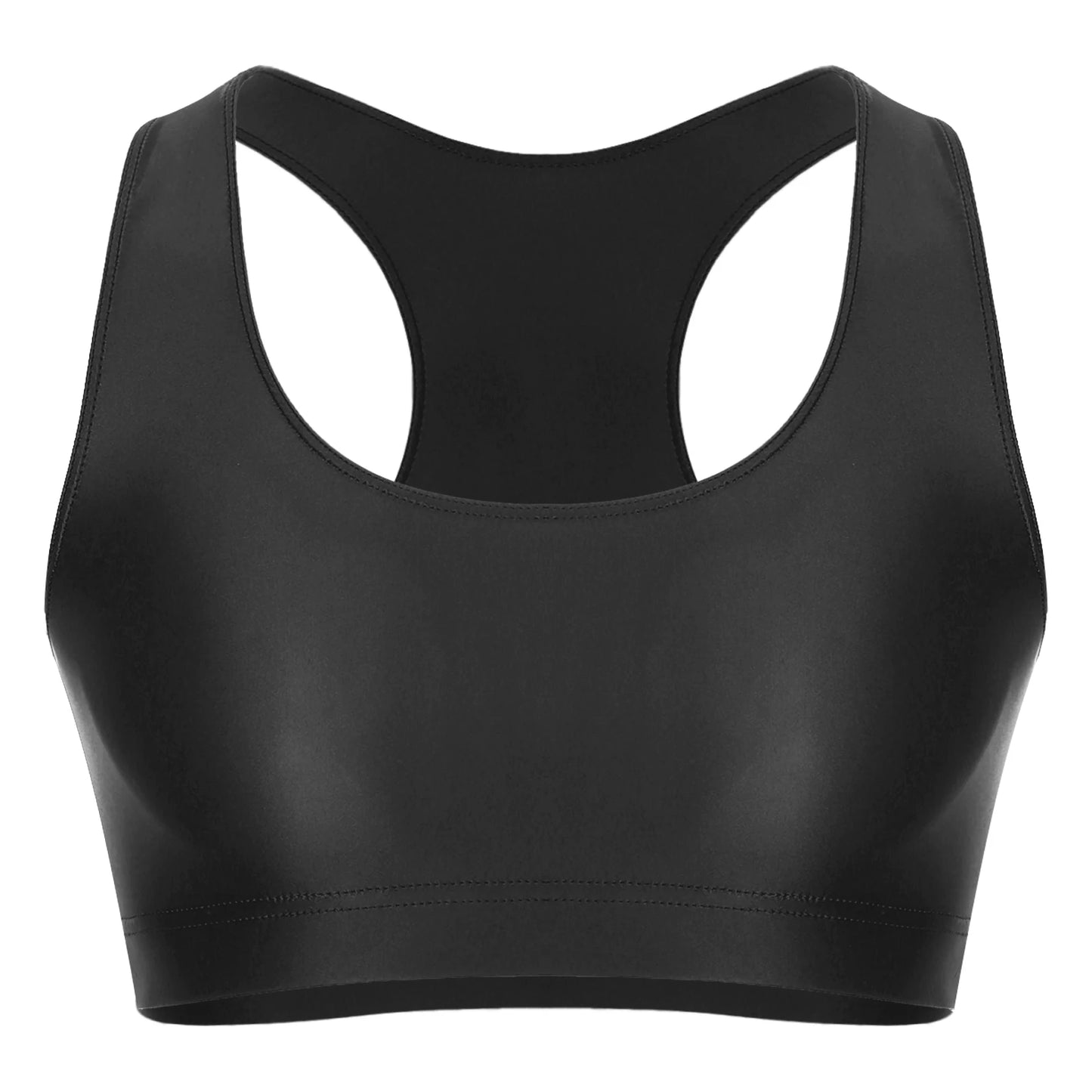 Men's Crop Top | Deep U-Neck Y-Back | 9 Colours | L & XL