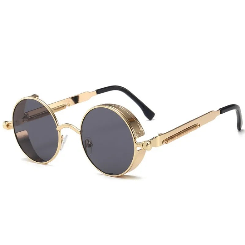 Round Metal Sunglasses – 10 Colours | One Size | Polarized Mirror & UV400