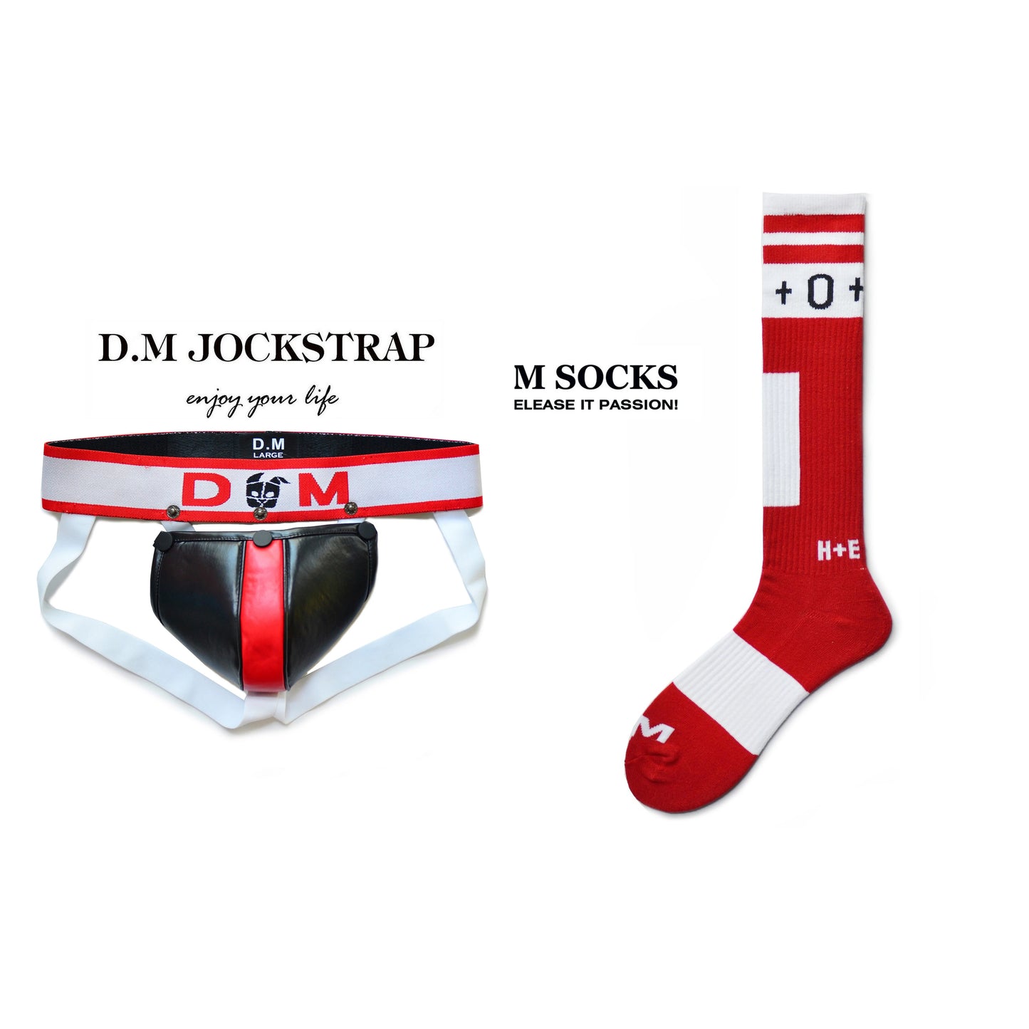 D.M. Harness, Jockstrap & Socks Set | 16 Styles | M–XXL