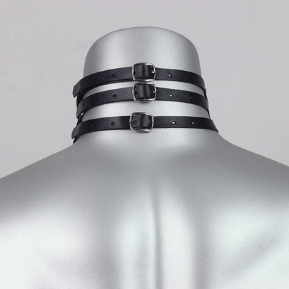 Kunstleren Halsband