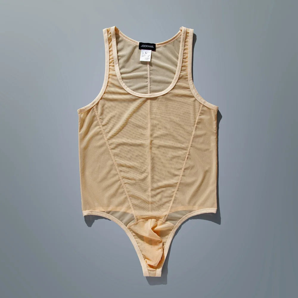 Jockmail Mesh Bodysuit Jockstrap – 6 Colours | M–XL | Nylon & Elastane