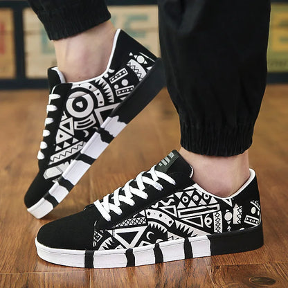 Waterproof Casual Sneakers | Black & White | EU 39–44