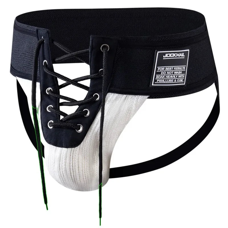 Lace-Up Jockstrap – 6 Colours | M–XL | Cotton & Lycra