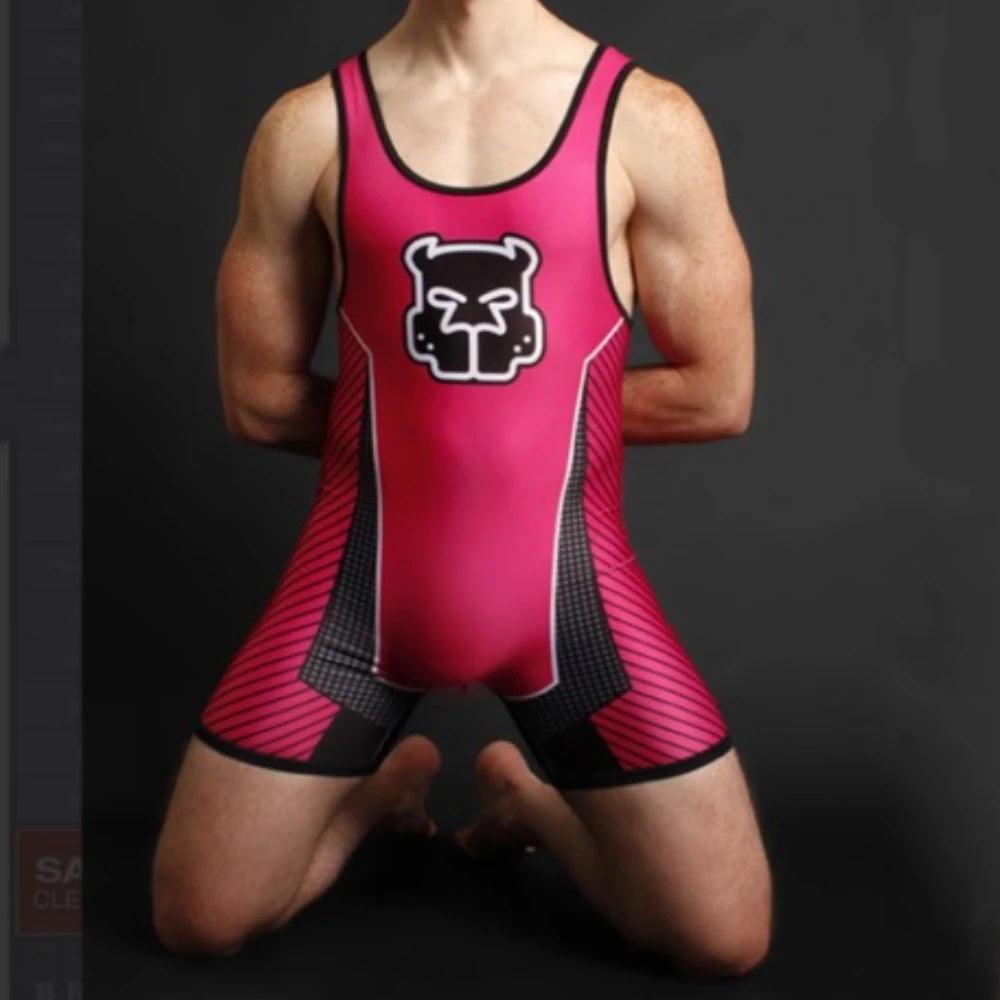 Men's Zipper-Back Singlet – One-Piece Sleeveless Gym & Fitness Top