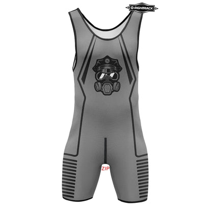 Zipper Singlet Bodysuit – 11 Colours | S–5XL | Polyester