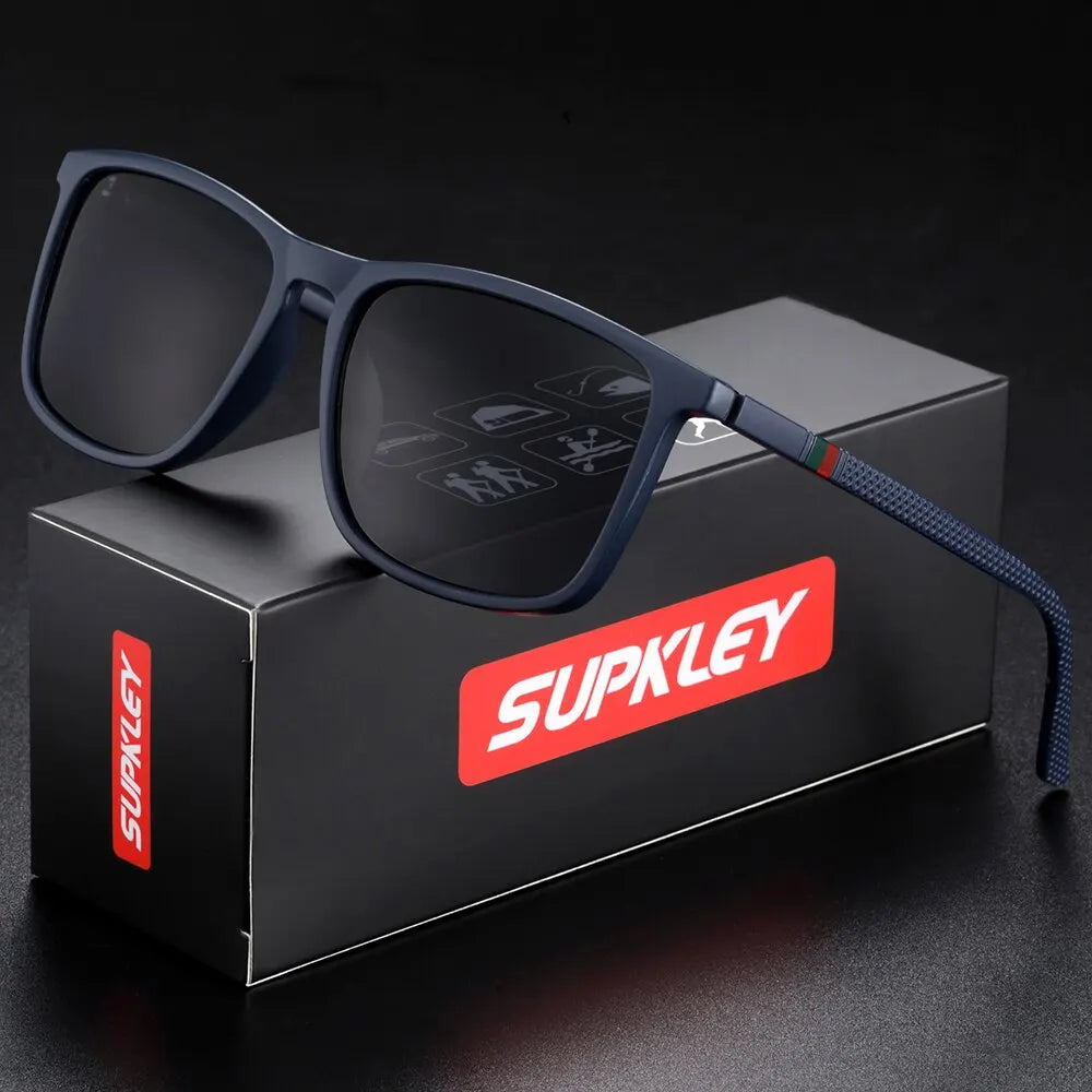 Polarised Square Sports Sunglasses – 13 Colours | One Size | Plastic & TAC