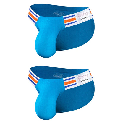 Men's Modal Briefs – Breathable Big V High Fork Sexy Underwear | 1, 2 or 3-Pack | M–XXL